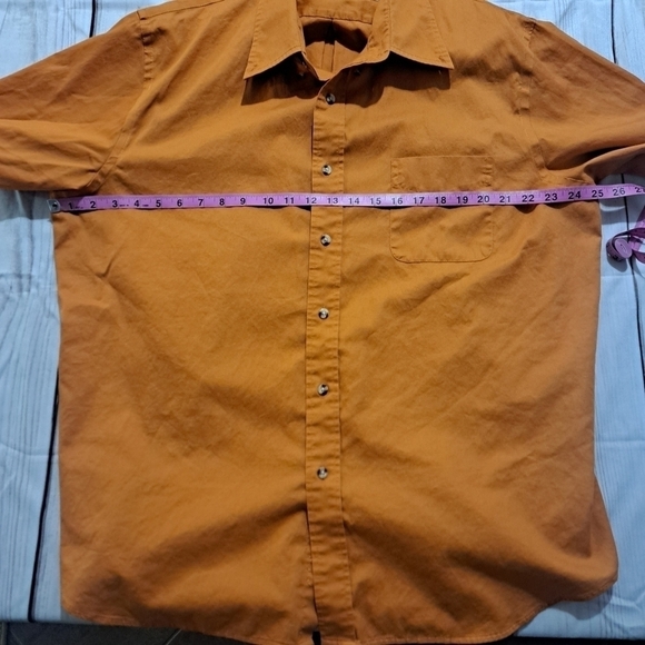 3 FOR 12 SALE Croft & Barrow Mens XL Button Down Short Sleeve Shirt - Picture 2 of 12
